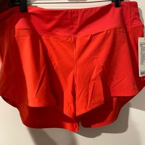 Speed Up MR Short 4” *Lined in Carnation Red